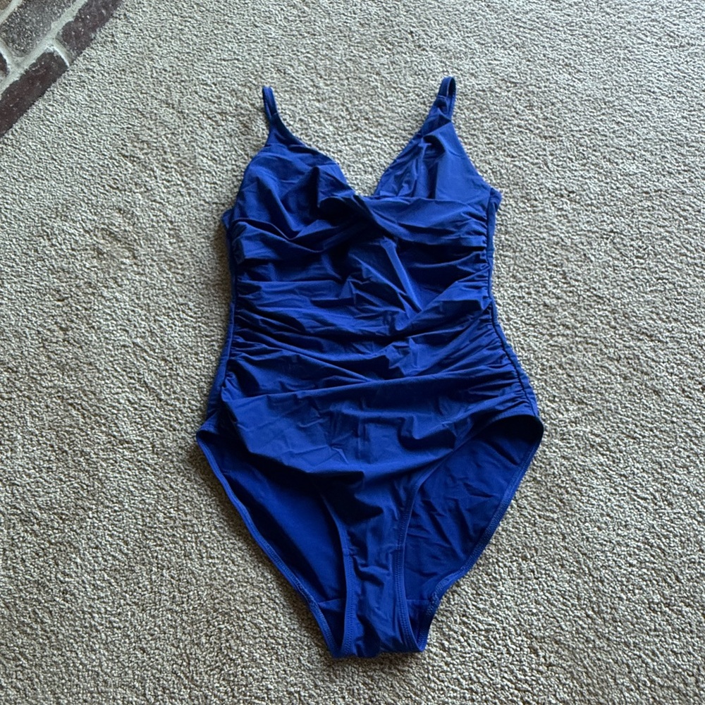 Like New Popilush Royal Blue One Piece Bathing Suit